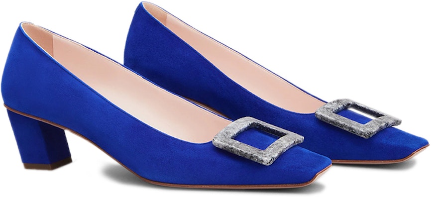 (Women) Roger Vivier Belle Vivier 'Granite Buckle Blue' RVW00631480HR0U622 Lookbook (Women) Roger Vivier Belle Vivier 'Granite Buckle Blue' RVW00631480HR0U622