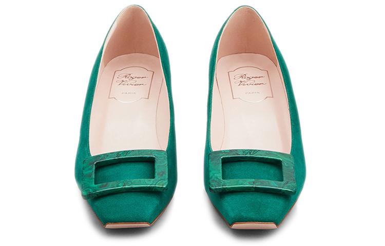 (W) Roger Vivier Belle Vivier 'Granite Buckle Green' 圖 4