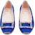 (W) Roger Vivier Belle Vivier 'Granite Buckle Biru' RVW00631480HR0U622