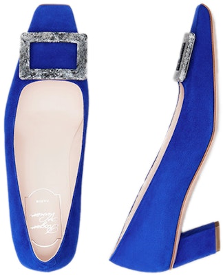 (Women) Roger Vivier Belle Vivier 'Granite Buckle Blue' RVW00631480HR0U622 Purchase (Women) Roger Vivier Belle Vivier 'Granite Buckle Blue' RVW00631480HR0U622