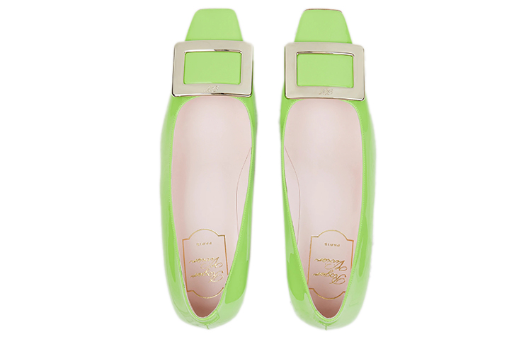 (W) Roger Vivier Belle Vivier 'Green Metal Buckle' 圖 4