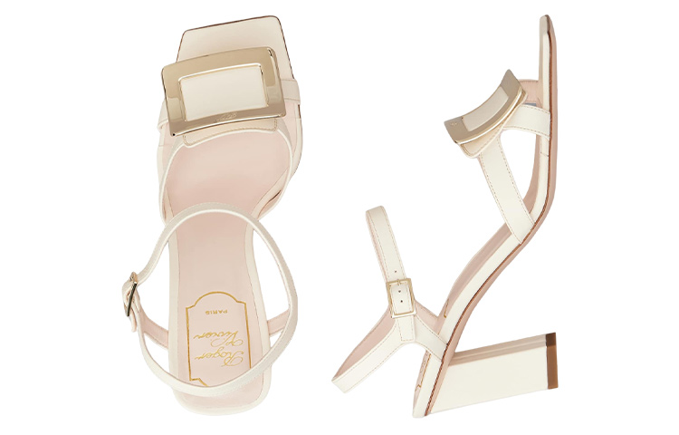 (W) Roger Vivier Belle Vivier 'Ivory Buckle Mule' 圖 4
