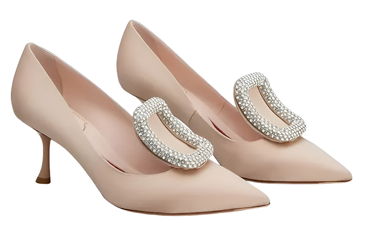 (W) Roger Vivier Belle Vivier 'Light Pink Silk Satin' 圖 2