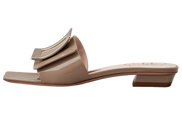 (Women) Roger Vivier Belle Vivier 'Metal Buckle Grey' RVW69532800D1PC415