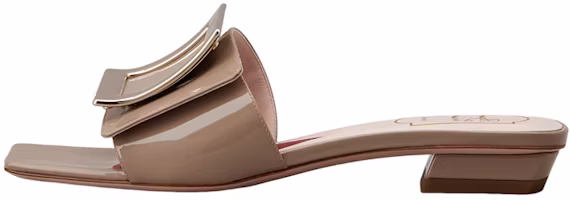 (Women) Roger Vivier Belle Vivier 'Metal Buckle Grey' RVW69532800D1PC415 (Women) Roger Vivier Belle Vivier 'Metal Buckle Grey' RVW69532800D1PC415