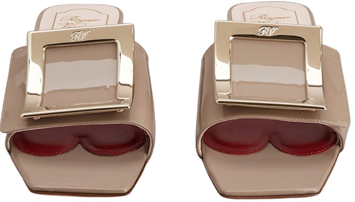 (Women) Roger Vivier Belle Vivier 'Metal Buckle Grey' RVW69532800D1PC415 Shop (Women) Roger Vivier Belle Vivier 'Metal Buckle Grey' RVW69532800D1PC415