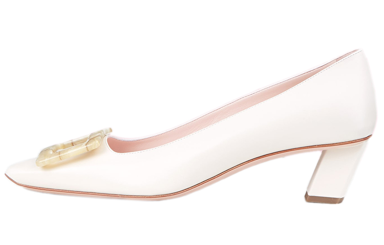 (Women) Roger Vivier Belle Vivier 'Motherpearl Buckle Cream' RVW00627760BSSC019