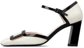 (Women) Roger Vivier Belle Vivier 'White Patent Square Buckle' RVW71335990D1P0H62 (Women) Roger Vivier Belle Vivier 'White Patent Square Buckle' RVW71335990D1P0H62