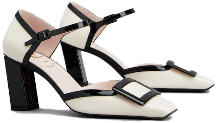 (W) 罗杰·维维亚 Belle Vivier 白色亮皮方扣鞋 RVW71335990D1P0H62 Order (W) 罗杰·维维亚 Belle Vivier 白色亮皮方扣鞋 RVW71335990D1P0H62