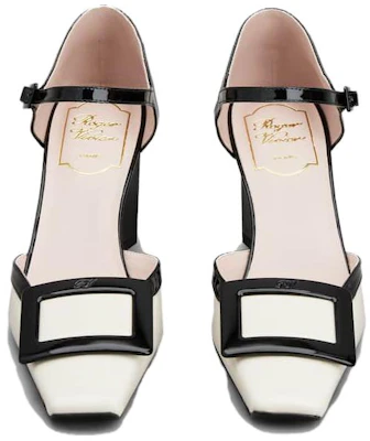 (W) 罗杰·维维亚 Belle Vivier 白色亮皮方扣鞋 RVW71335990D1P0H62 Lookbook (W) 罗杰·维维亚 Belle Vivier 白色亮皮方扣鞋 RVW71335990D1P0H62