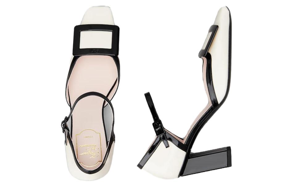 Purchase (W) 罗杰·维维亚 Belle Vivier 白色亮皮方扣鞋 RVW71335990D1P0H62