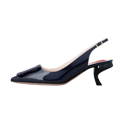(W) Roger Vivier Belle Vivier High Heels 'Blue Buckle'