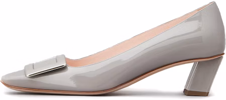 (Women) Roger Vivier Belle Vivier High-Heels 'Metal Buckle Grey' RVW00600920D1PB206 (Women) Roger Vivier Belle Vivier High-Heels 'Metal Buckle Grey' RVW00600920D1PB206