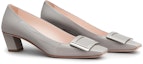 Lookbook (W) Roger Vivier Belle Vivier Tumit Tinggi 'Metal Buckle Kelabu' RVW00600920D1PB206