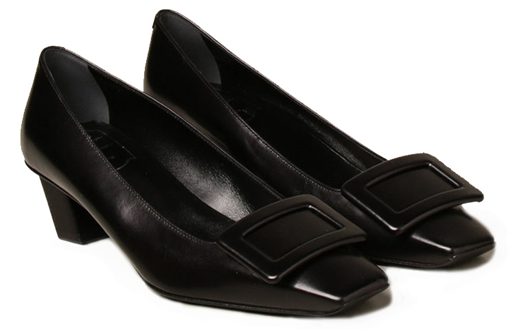 (W) Roger Vivier Belle Vivier High Heels 'Patent Black Buckle' 圖 3