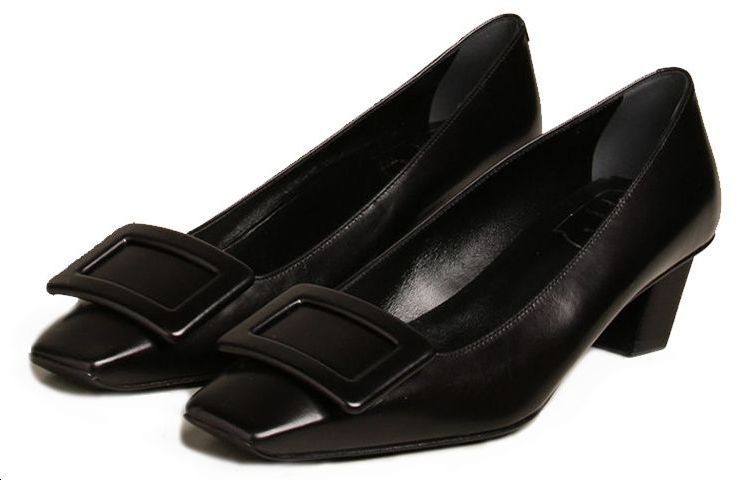 (W) Roger Vivier Belle Vivier High Heels 'Patent Black Buckle' 圖 4