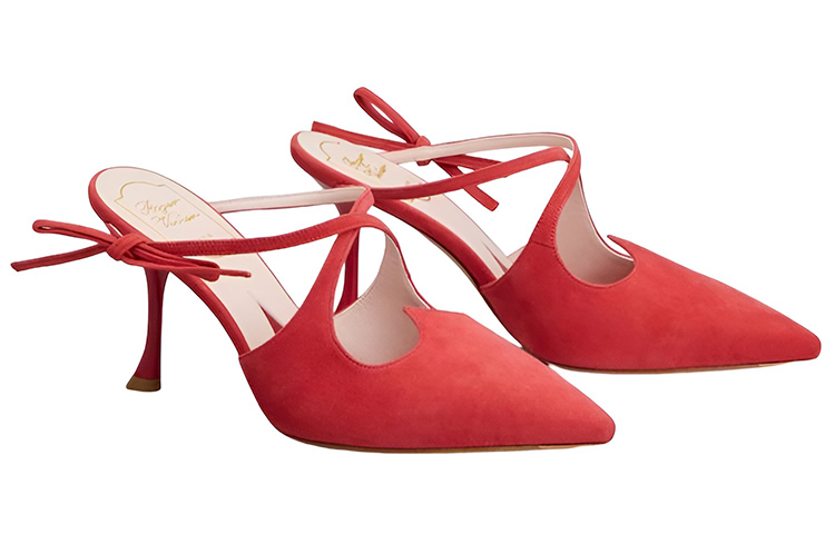 (W) Roger Vivier Belle Vivier High Heels 'Red Velvet Bow' 圖 2