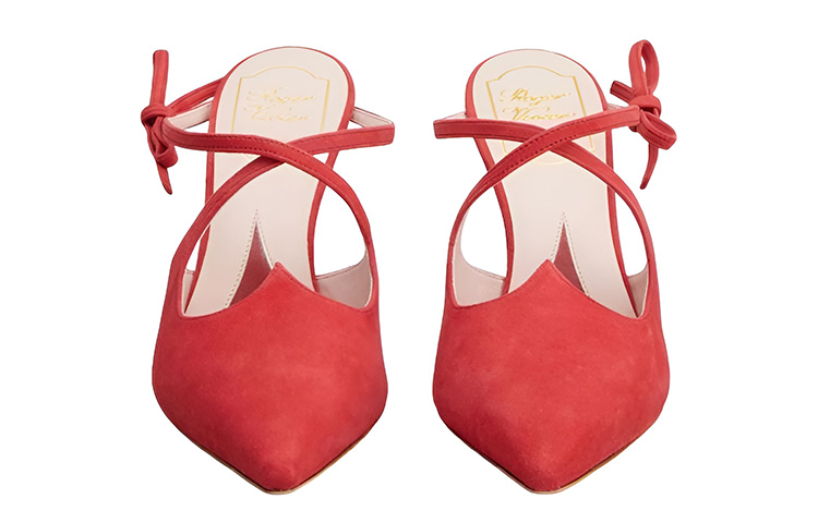 (W) Roger Vivier Belle Vivier High Heels 'Red Velvet Bow' 圖 3