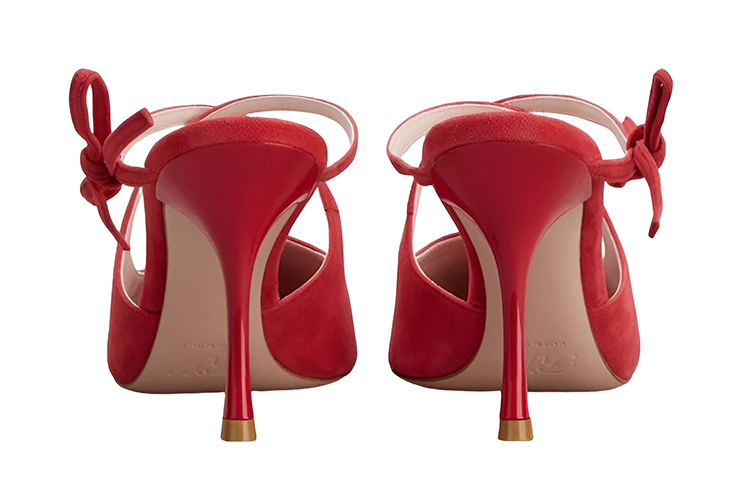 (W) Roger Vivier Belle Vivier High Heels 'Red Velvet Bow' 圖 4