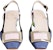(W) Roger Vivier Belle Vivier Kulit Gesper Hujung Petak Tumit Blok 'Biru' RVW00625600D1P4O85