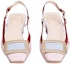 Lookbook (W) Roger Vivier Belle Vivier Kulit Hujung Empat Tumit Blok 'Pink' RVW00625600D1P5T99