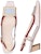 (W) Roger Vivier Belle Vivier Kulit Hujung Empat Tumit Blok 'Pink' RVW00625600D1P5T99