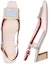 Shop (W) Roger Vivier Belle Vivier Kulit Hujung Empat Tumit Blok 'Pink' RVW00625600D1P5T99