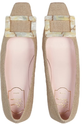 (Women) Roger Vivier Belle Vivier Low Heel Pump 'Motherpearl Buckle Beige' RVW00627760FOJC803 Shop (Women) Roger Vivier Belle Vivier Low Heel Pump 'Motherpearl Buckle Beige' RVW00627760FOJC803