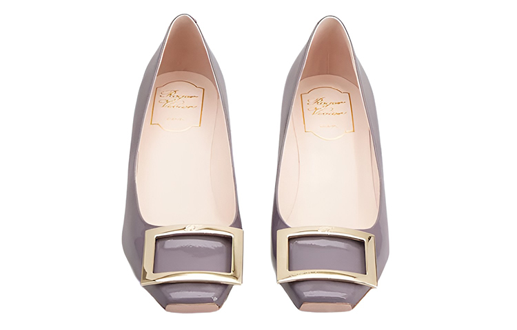 Lookbook (W) Roger Vivier Belle Vivier Tacones Medio 'Púrpura Charol' RVW44815280D1PL607