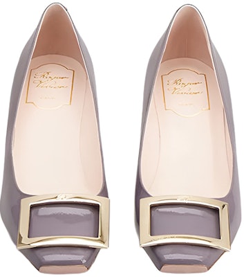 (Women) Roger Vivier Belle Vivier Mid-Heel Pumps 'Purple Patent' RVW44815280D1PL607 Lookbook (Women) Roger Vivier Belle Vivier Mid-Heel Pumps 'Purple Patent' RVW44815280D1PL607