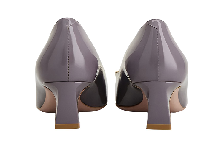 Shop (W) Roger Vivier Belle Vivier Tacones Medio 'Púrpura Charol' RVW44815280D1PL607