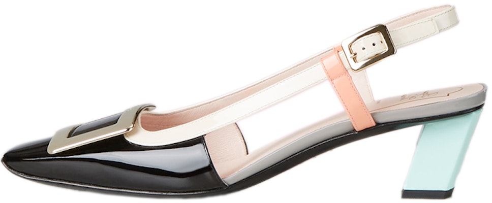 (Women) Roger Vivier Belle Vivier Slingback Heels 'Black' RVW00625600D1P1T16 Buy (Women) Roger Vivier Belle Vivier Slingback Heels 'Black' RVW00625600D1P1T16
