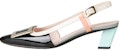 (Women) Roger Vivier Belle Vivier Slingback Heels 'Black' RVW00625600D1P1T16