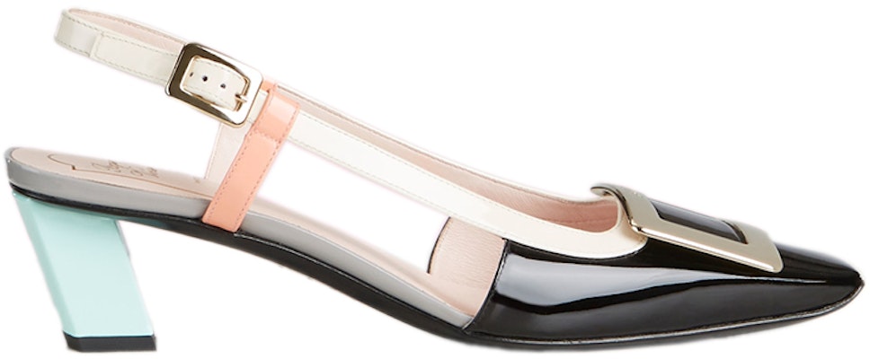 (Women) Roger Vivier Belle Vivier Slingback Heels 'Black' RVW00625600D1P1T16 Order (Women) Roger Vivier Belle Vivier Slingback Heels 'Black' RVW00625600D1P1T16