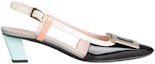Order (Women) Roger Vivier Belle Vivier Slingback Heels 'Black' RVW00625600D1P1T16