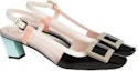 Lookbook (Women) Roger Vivier Belle Vivier Slingback Heels 'Black' RVW00625600D1P1T16