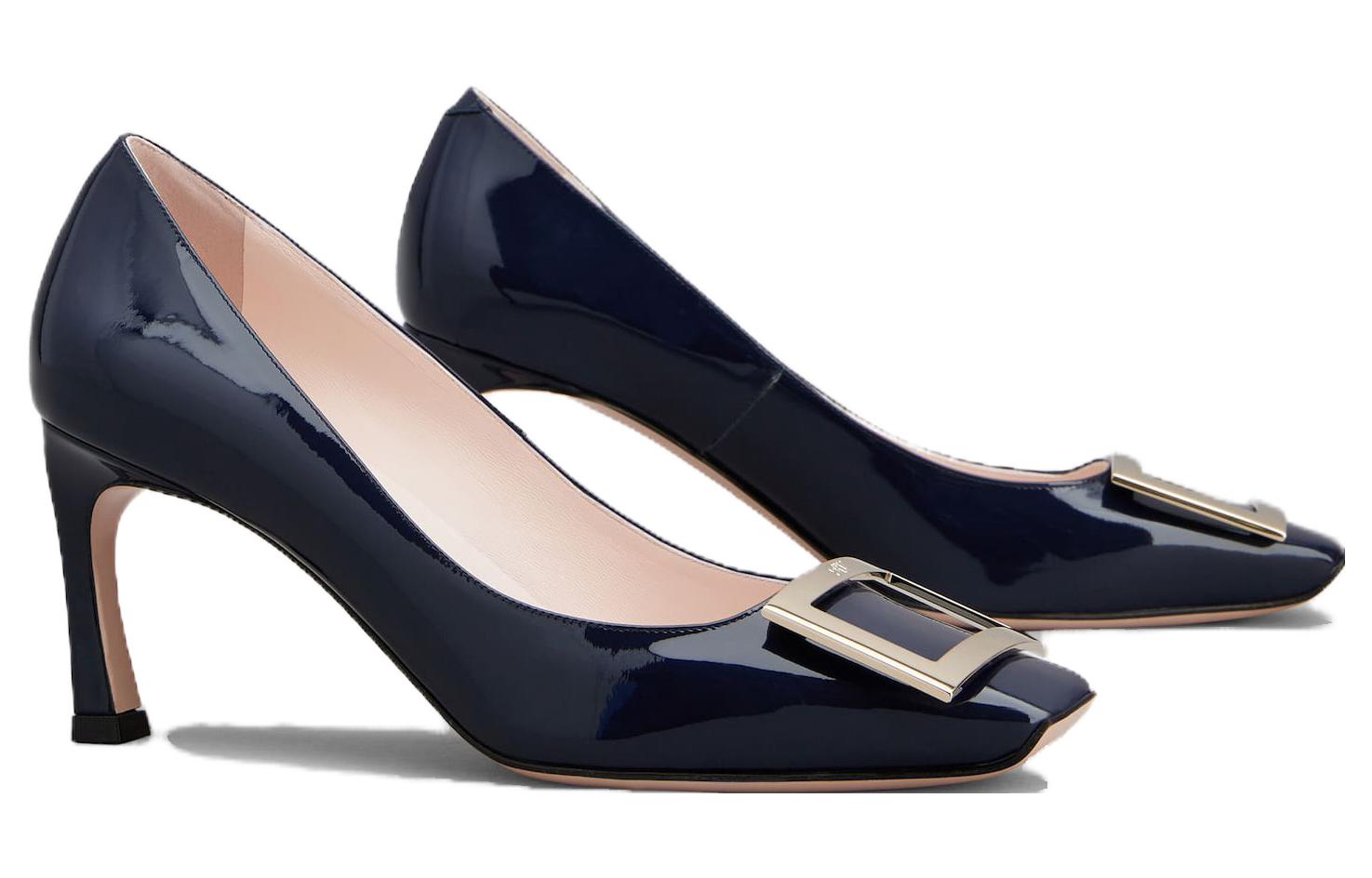 (W) Roger Vivier Belle Vivier Trompette 'Dark Blue Patent' 圖 2