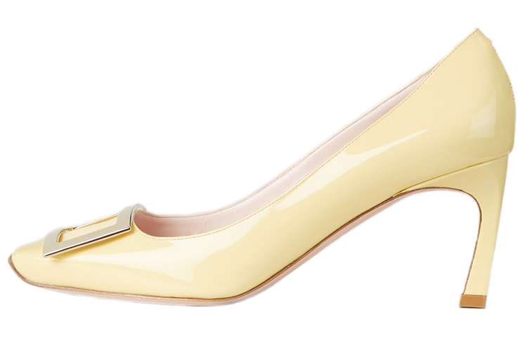 (W) Roger Vivier Belle Vivier Trompette 'Elegant Patent Yellow'