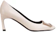 Order (W) Roger Vivier 魅力小号小喇叭'优雅奶油漆皮高跟鞋' RVW40015280BSSC019