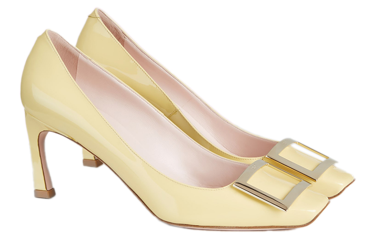(W) Roger Vivier Belle Vivier Trompette 'Elegant Patent Yellow' 圖 3