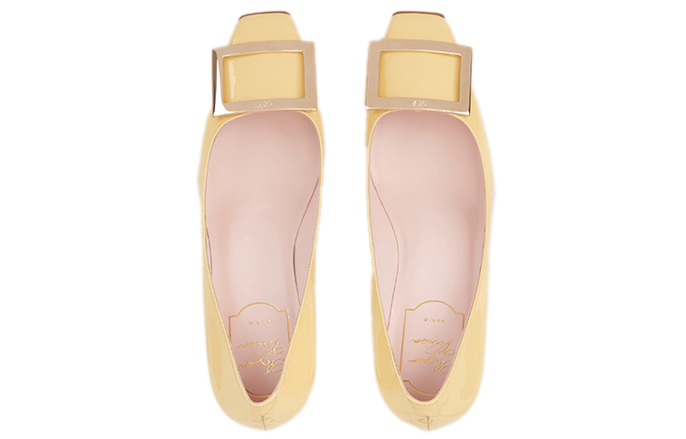 (W) Roger Vivier Belle Vivier Trompette 'Elegant Patent Yellow' 圖 4