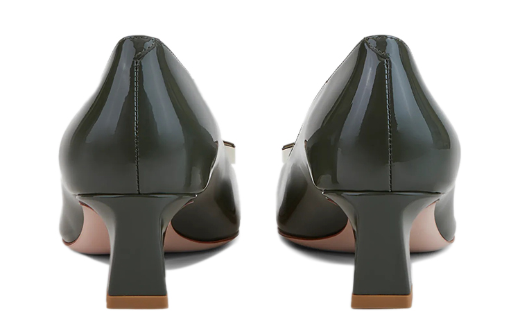 (W) Roger Vivier Belle Vivier Trompette 'Elegant Green Patent Leather' 圖 5