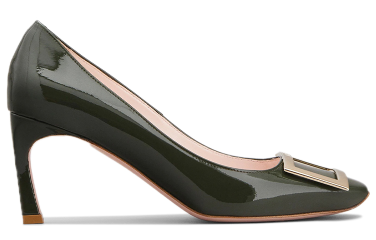 (W) Roger Vivier Belle Vivier Trompette 'Green Patent Elegant High-Heel' 圖 2