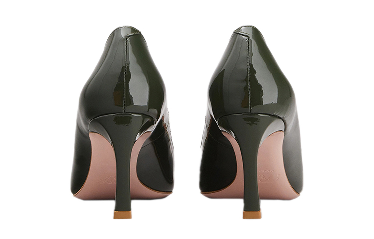 (W) Roger Vivier Belle Vivier Trompette 'Green Patent Elegant High-Heel' 圖 5