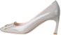 (W) Roger Vivier Belle Vivier Trompette 'Kulit Paten Kelabu' RVW40015280D1PB206