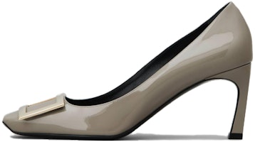 (Women) Roger Vivier Belle Vivier Trompette 'Grey Patent' RVW40015280D1PC415 (Women) Roger Vivier Belle Vivier Trompette 'Grey Patent' RVW40015280D1PC415