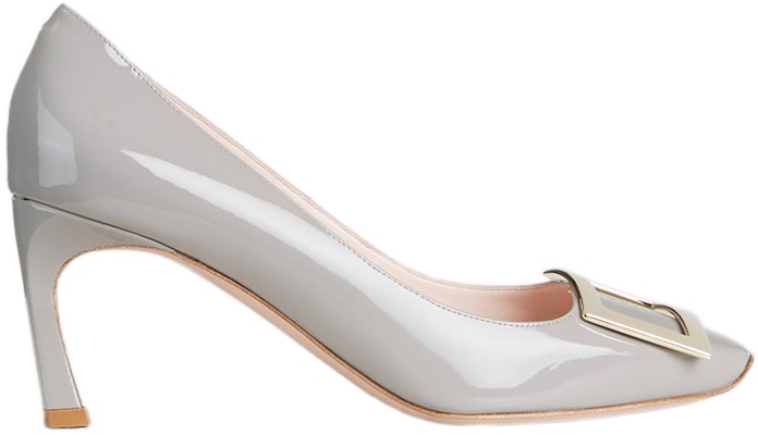 羅杰·維維亞 (Roger Vivier) Belle Vivier Trompette 喇叭跟漆皮高跟鞋 女款 灰色 Order 羅杰·維維亞 (Roger Vivier) Belle Vivier Trompette 喇叭跟漆皮高跟鞋 女款 灰色