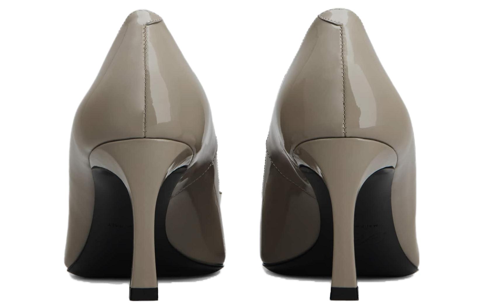 Purchase Roger Vivier 羅杰維維亞 Belle Vivier Trompette 漆皮 方跟 高跟鞋 女款 灰色