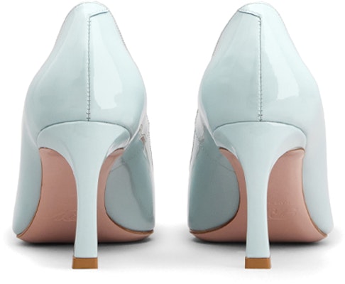(Women) Roger Vivier Belle Vivier Trompette 'Light Blue Patent Leather' RVW40015280D1PT021 Details for (Women) Roger Vivier Belle Vivier Trompette 'Light Blue Patent Leather' RVW40015280D1PT021