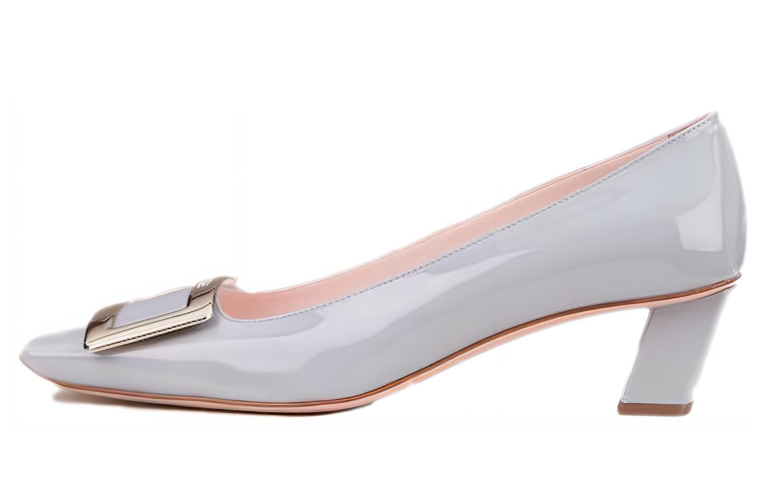 (W) Roger Vivier Belle Vivier Trompette 'Metal Buckle Blue'